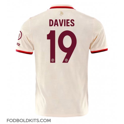 Bayern Munich Alphonso Davies #19 Tredjetrøje 2024-25 Kortærmet